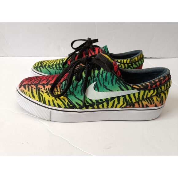 Nike Zoom Stefan Janoski Tiger Pack Men's 7.5 Rainbow - Picture 1 of 10